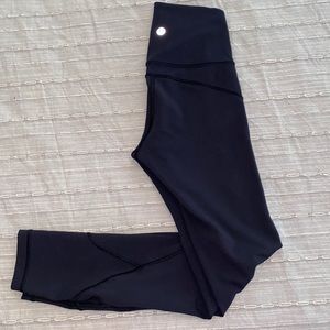 Lululemon black leggings size 0